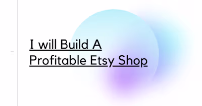 Setup a profitable Etsy print on demand shop