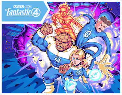 Fantastic 4 Illustration | Key Visual Art