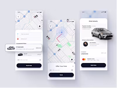 Taxi App with Live Location Sharing Feature