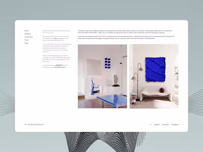 Sara Du - Personal website