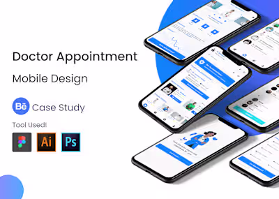 Doctor Appointment App UX UI Case Study
