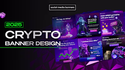 Crypto & Web3 Banners | Social Media Post