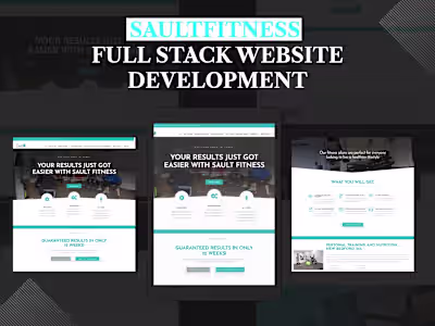 Sault Fitness | Full Stack Website