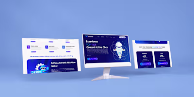 AI website Writomize :: Behance