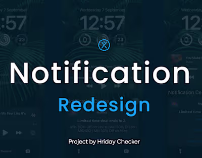 Redesign of a Notification