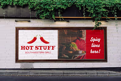 Hot Stuff Restaurant Branding 