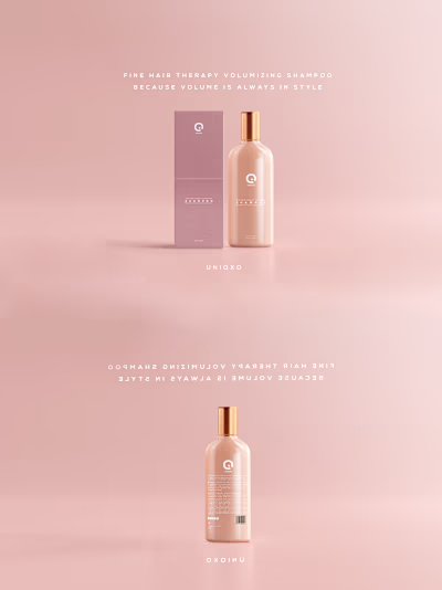 Hair Product Design for UNIQXO