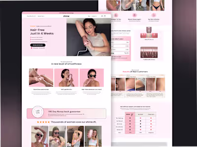 CRO Focused Shopify Theme for Shinie. #shopify #skincarewebsite