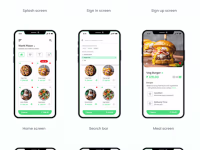 Food delivery app UX case study