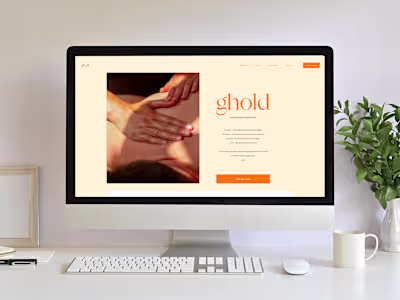 Ghold — Premium Squarespace Website