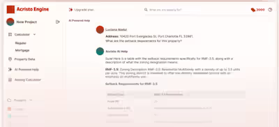 AI Chatbot for Real Estate Construction Codes Information