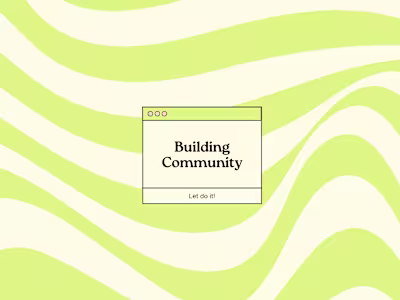 Building Online Communities