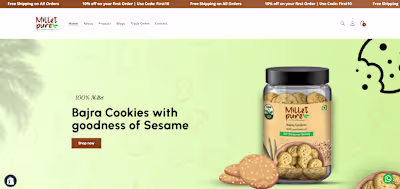 Millet Pure Website