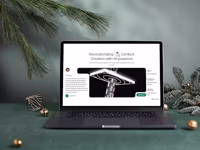 Webflow Hero Section Design