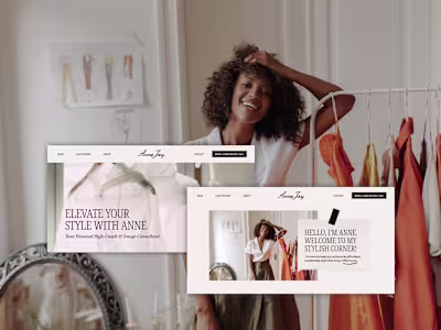 Landing Page Concept – Style Coach