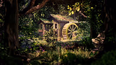 Idyllic Watermill