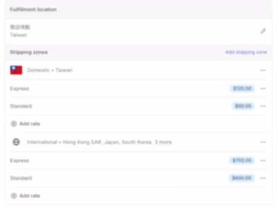 Shopify Shipping Zones & Rate Setup – Global Fulfillment Logic