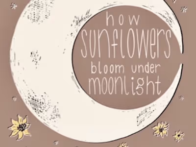 book editing & marketing 'how sunflowers bloom under moonlight' 