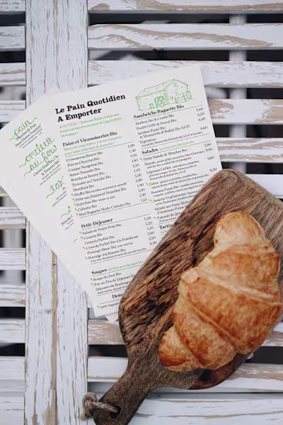 Le Pain Quotidien — menus