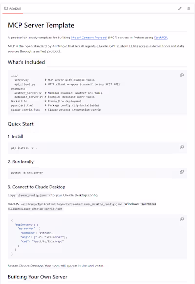 My MCP Server Template