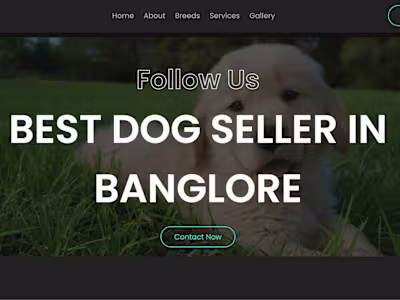 Puppies seller