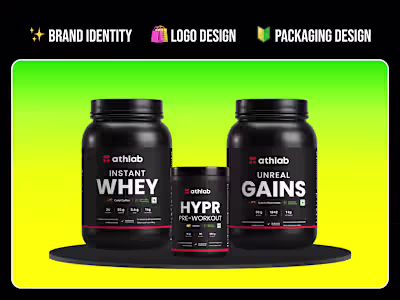 Athlab Branding - Logo & Label Design