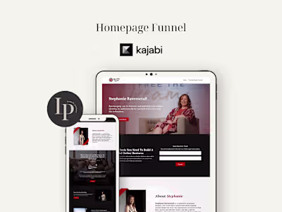 Homepage Funnel Build for Business Consultant