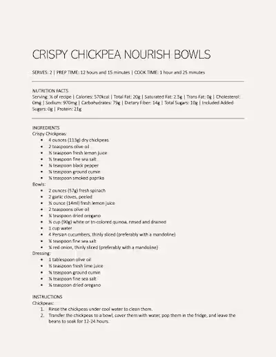 Vegan Recipe - Health Food Blog