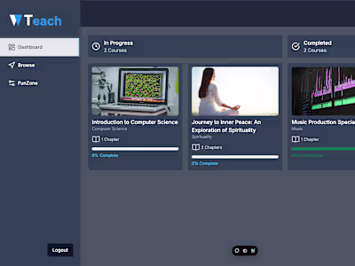 Learning management system (with some additional fun activities)