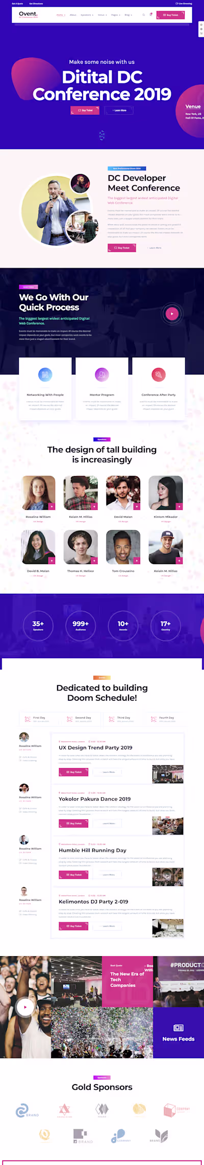 Tech Conference Event (Web Development)