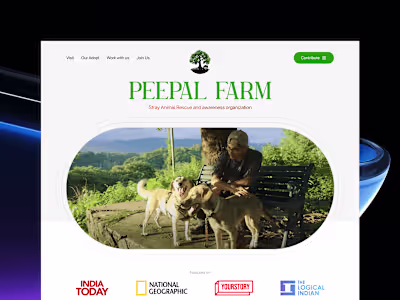 Peepal Farm | Website Redesign