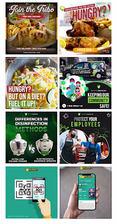 High-Impact Social Media Ad Creatives