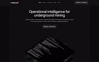 Cybercube came for a website