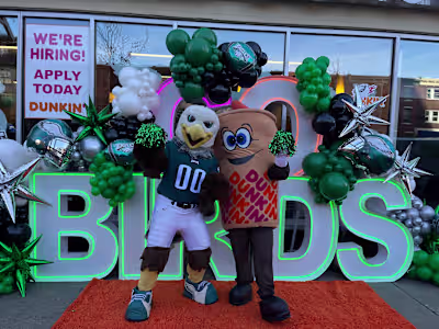 Eagles Pep Rally Activation