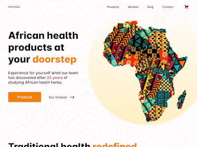 Herbitox Website Design