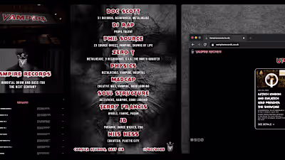 Vampire Records Brand Revamp