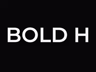 BOLD H