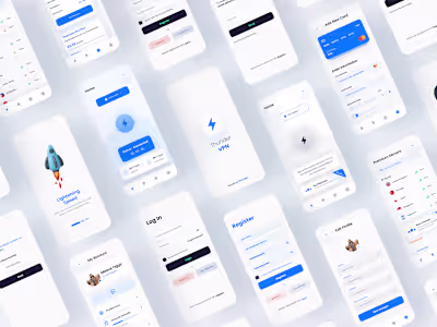 ✹ Thunder ✦ A VPN Mobile App ✦ UX/UI Design ✦ Figma