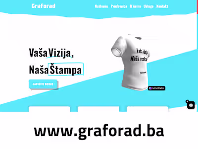 Webshop for a print on demand Business