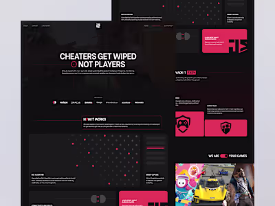 Case Study : Easy Anti-Cheat, Website Redesign