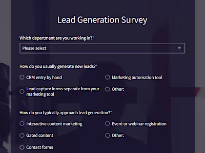 Best Practices for Lead Generation Forms | Client