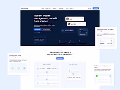CRL Advisors Website Redesign