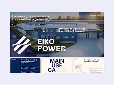 Eiko Power | Webflow Development