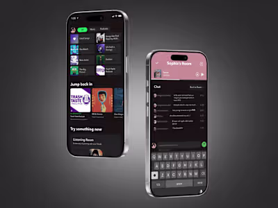 Creating Listening Rooms for Spotify to boost social appeal