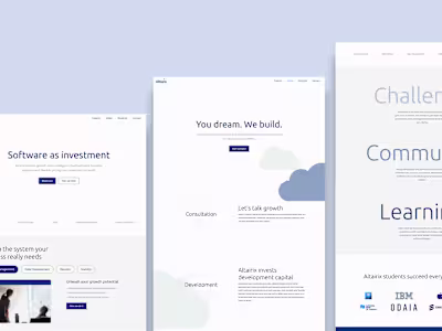Custom Cloud Software Website | Modern and Minimalist