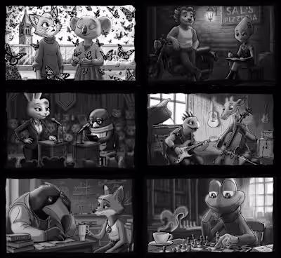 Linus Academy Novel Sketches