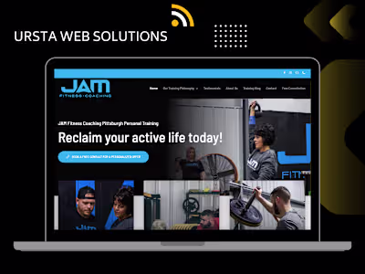 JAM Fitness Coaching – WordPress Website Build