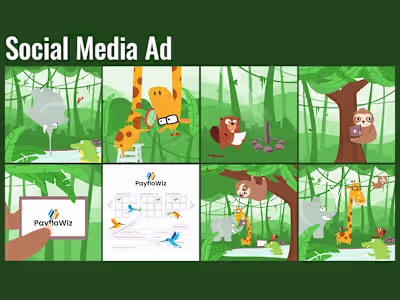 Animated Banner for Social Network