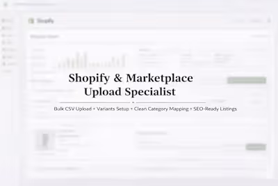 Structured bulk CSV uploads for