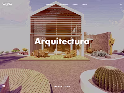 Modern WordPress corporate website for Lamacla Estudio